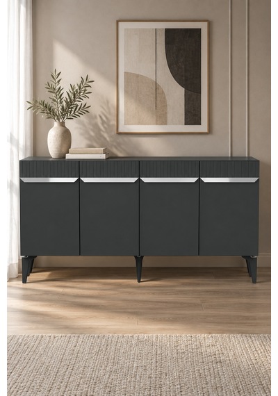 Ka1544as Duma Konsol Antrasit-silver 150cm Antrasit - Sılver