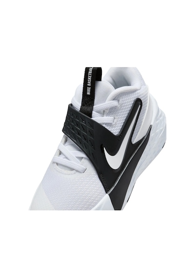 Nike Team Hustle D 12 Ps Çocuk Beyaz Basketbol Ayakkabısı Dar Kalıp Beyaz