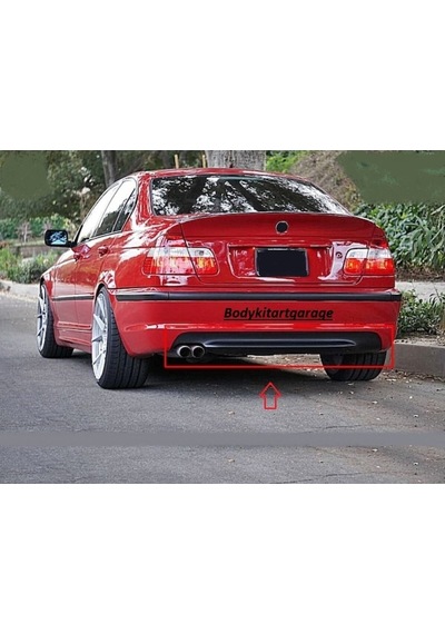 Bmw E46 M-tech Difizör-fiberglass-mat Siyah