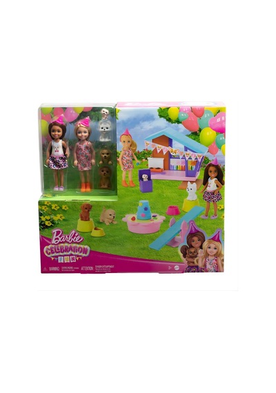 Barbie Chelsea Köpekçiğin Doğum Günü Oyun Seti Hjy88