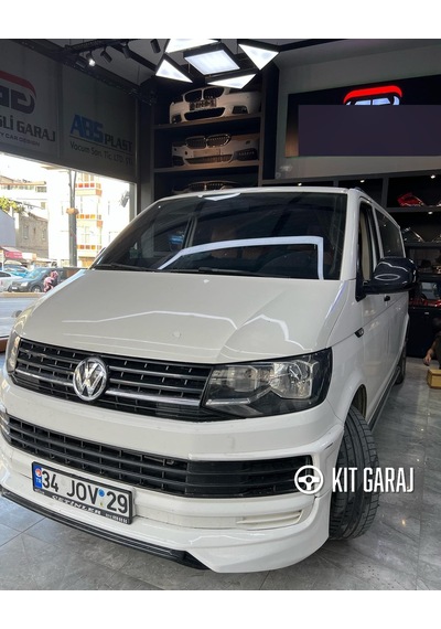 Kit Garaj Volkswagen Transporter T7 Abt 3 Parça Ön Ek Plastik Boyasız