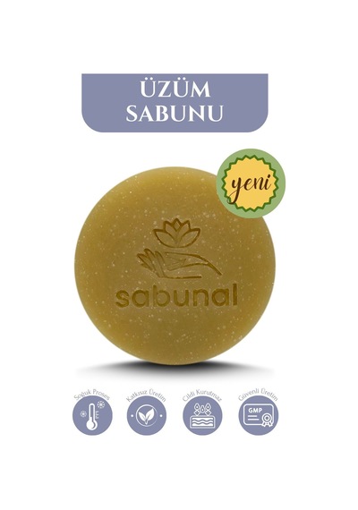 Sabunal Üzüm Sabunu - Cilt Elastikiyet Sabunu 100 G