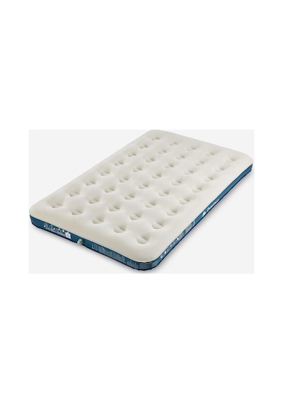 Quechua Şişme Kamp Yatağı - 2 Kişilik - 120 Cm - Air Basic Çakıl Rengi/koyu Petrol Mavisi