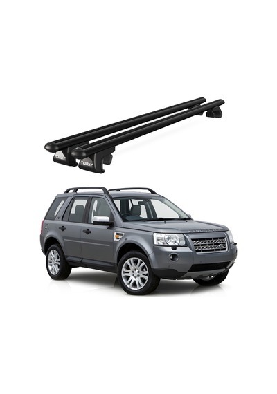 Venüs Land Rover Freelander 2006-2015 Uyumlu Siyah Ara Atkı Port Bagaj Tavan Barı