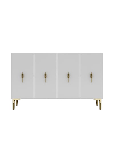 Ka1217bg Salkım120 Konsol, Kahve Köşesi Ve Tv Sehpası, Çok Amaçlı Dolap Beyaz-gold 120cm Ka1217bg Salkım120 Konsol, Kahve Köşesi Ve Tv Sehpası, Çok Amaçlı Dolap Beyaz-gold 120cm