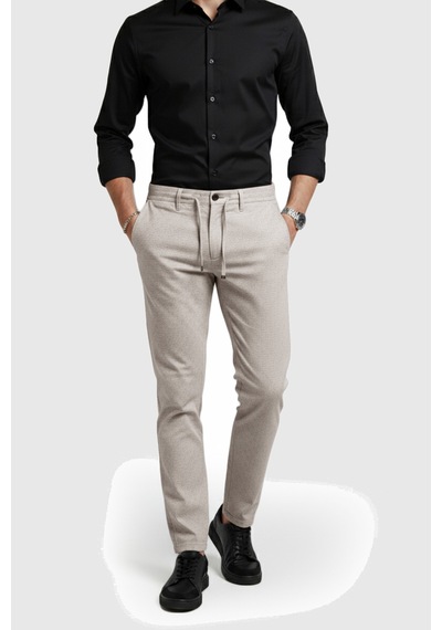 Deepsea Erkek Vizon Likralı Gofre Kumaş Beli Lastikli İpli Slim Fit Günlük Pantolon 2600650 Vizon Deepsea Erkek Vizon Likralı Gofre Kumaş Beli Lastikli İpli Slim Fit Günlük Pantolon 2600650 Vizon