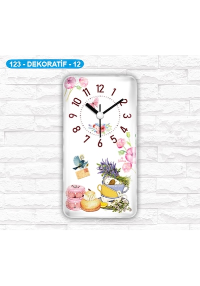 Dekoratif Magnetli Mıknatıslı Buzdolabı Mutfak Duvar Saati (295216089)