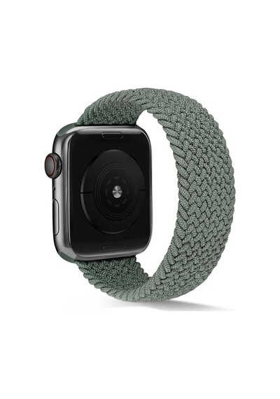Apple Uyumlu  Watch 38 MM Krd-38 Hasır Örgü Dizayn Medium Kordon
