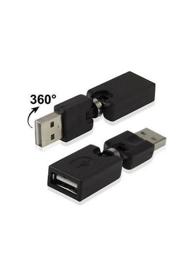 5264 Usb To Dişi Erkek 360 Derece Dönebilen Çevirici Dönüştürücü Adaptör