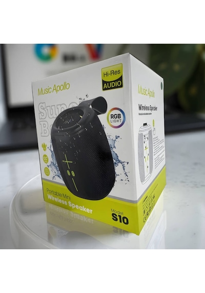 S10 S10 Mını Musıc Player Rgb Led Tws Ipx5 Suya Dayanıklı