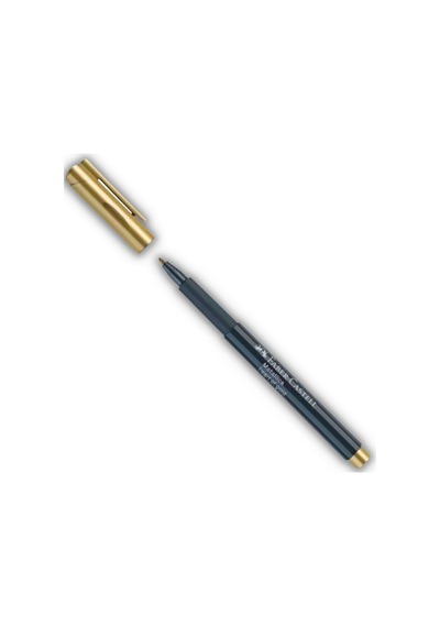 Metalik Marker Kalem 1.5 Mm Keçe Uçlu 1 Adet Faber Metalik Markör Turkuaz
