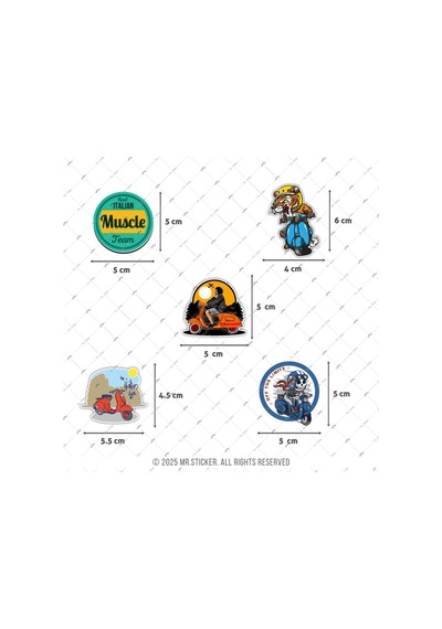 Bdls21 Küçük Boy 10lu Sticker Seti