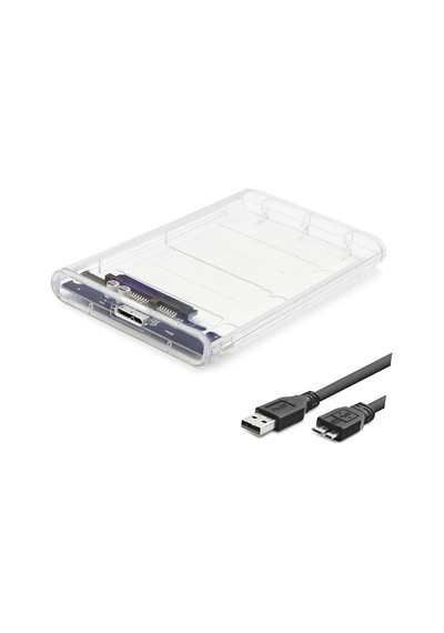 Hdd Kutu Usb3.0 Plastik Sata 2.5&quot Transparent Hdx1760 Evimdeyokyok