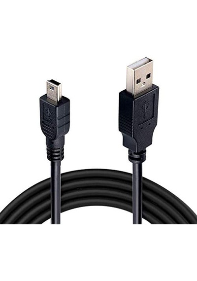 0.5 Metre Mini Usb 5 Pin Erkek To Usb-a 2.0 Erkek Data & Şarj Kablosu 50 CM