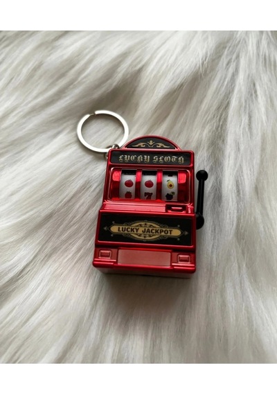 Meyve Makinesi /slot Anahtarlık /çanta Charm