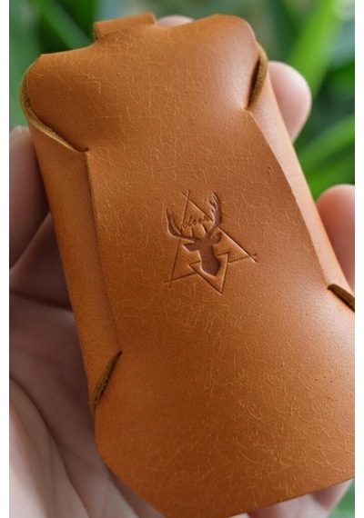 Oh Deer Leather Hakiki Deri Anahtarlık - Cüzdan Tipi Kapalı Tasarım