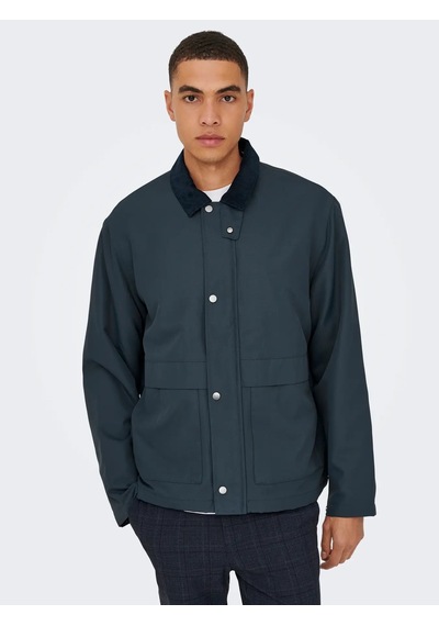 Only & Sons Onskosmo Padded Erkek Ceket 22034856 Mavi