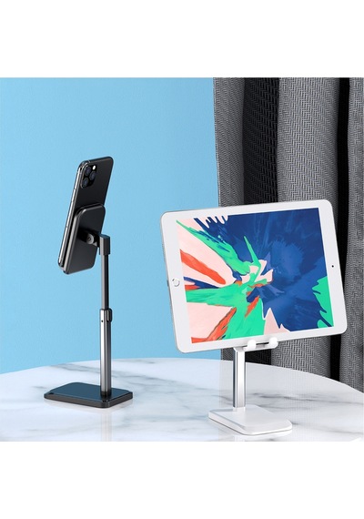 Rock Masaüstü Liftable Telefon & Tablet Standı Siyah standart