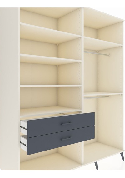 Kronos Gardrop 6 Raflı 2 Çekmeceli 2 Askılı 176x59x221 Aytaşı-aytaşı/antrasit Aytaşı/antrasit Kronos Gardrop 6 Raflı 2 Çekmeceli 2 Askılı 176x59x221 Aytaşı-aytaşı/antrasit Aytaşı/antrasit