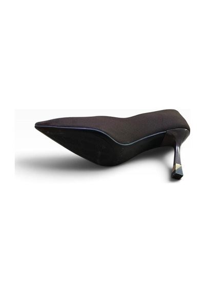 By Doğanrenas Kadın İnce Topuk Saten Stiletto Kahverengi - 942600550 Kahverengi