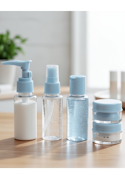 Seyahat Şişesi Seti 5'li Şeffaf Dolum 30 Ml
