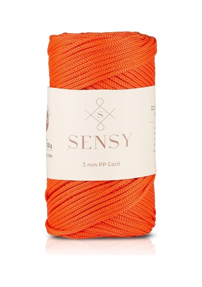3 Mm - 250 Gr Polyester Makrome Ipi 120 M Polyester Makrome Ip Supla Ip Ve Çanta Ipliği Portakal Diğer