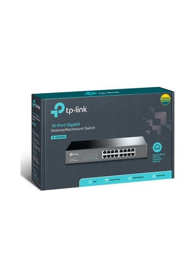 Tp-link Tl-sg1016d 16 Port 10-100-1000 Mbps Switch Çelik Kasa Rack
