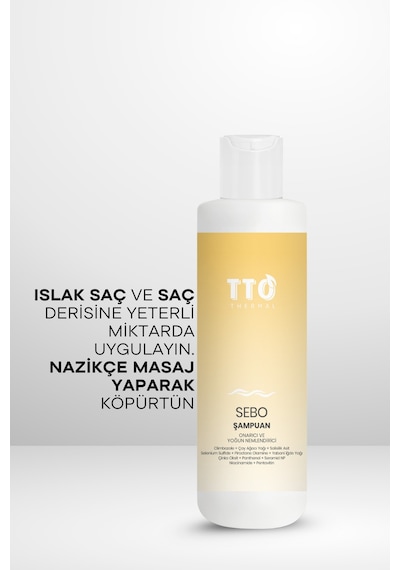 Tto Thermal Sebo Şampuan 250 Ml – Onarıcı ve Yoğun Nemlendiricili Kepek ve Egzama Karşıtı