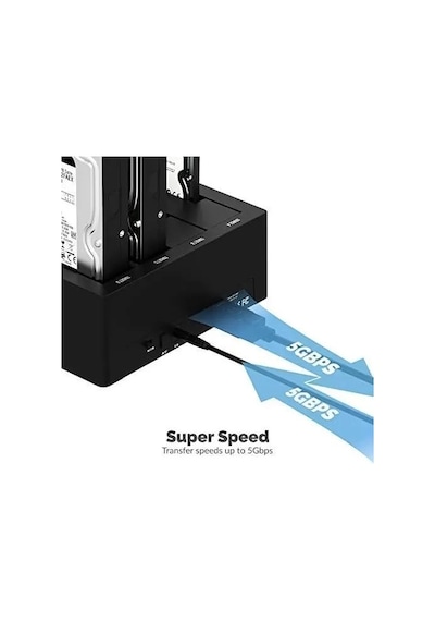 Sabrent Usb Ssd/harici Sabit Disk Bağlantı İstasyonu Ds-u3b4 4 Bay