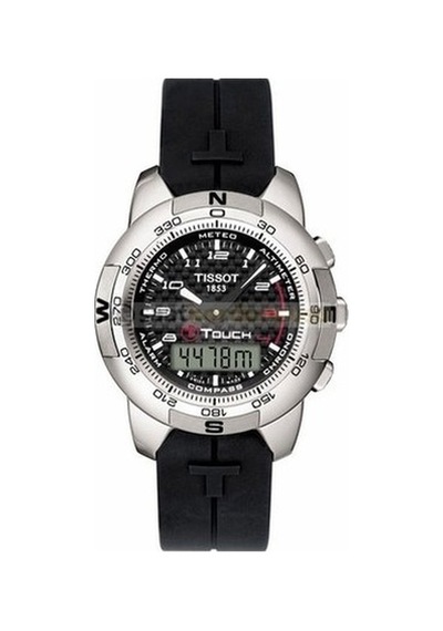 Tissot T Touch T33. 20mm Siyah Silikon Saat Kordonu