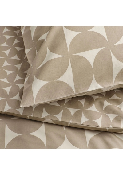 Ikea Angsnejlıka Çift Kişilik Nevresim Takımı 220 X 240 Cm Bej - Açık Bej