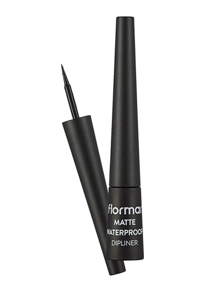 Flormar Sudan Etkilenmeyen Yoğun Pigmentli Mat Dipliner - 001 Black - 4 Adet Tarı