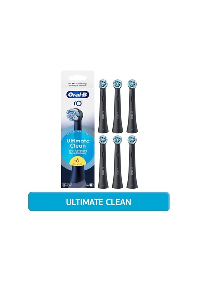 Oral-b Io Ultimate Clean Siyah Diş Fırçası Yedek Başlığı 6 Adet