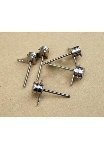 Micro Step Motor Uzun Mil 6X5,5Mm 2 Faz (Dikkat Çok Küçüktür )