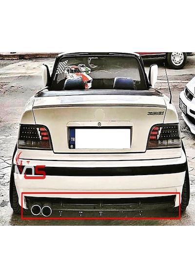 Bmw E36 M Tampon Difüzör Ek Fiberglass Boyasız Uyumlu