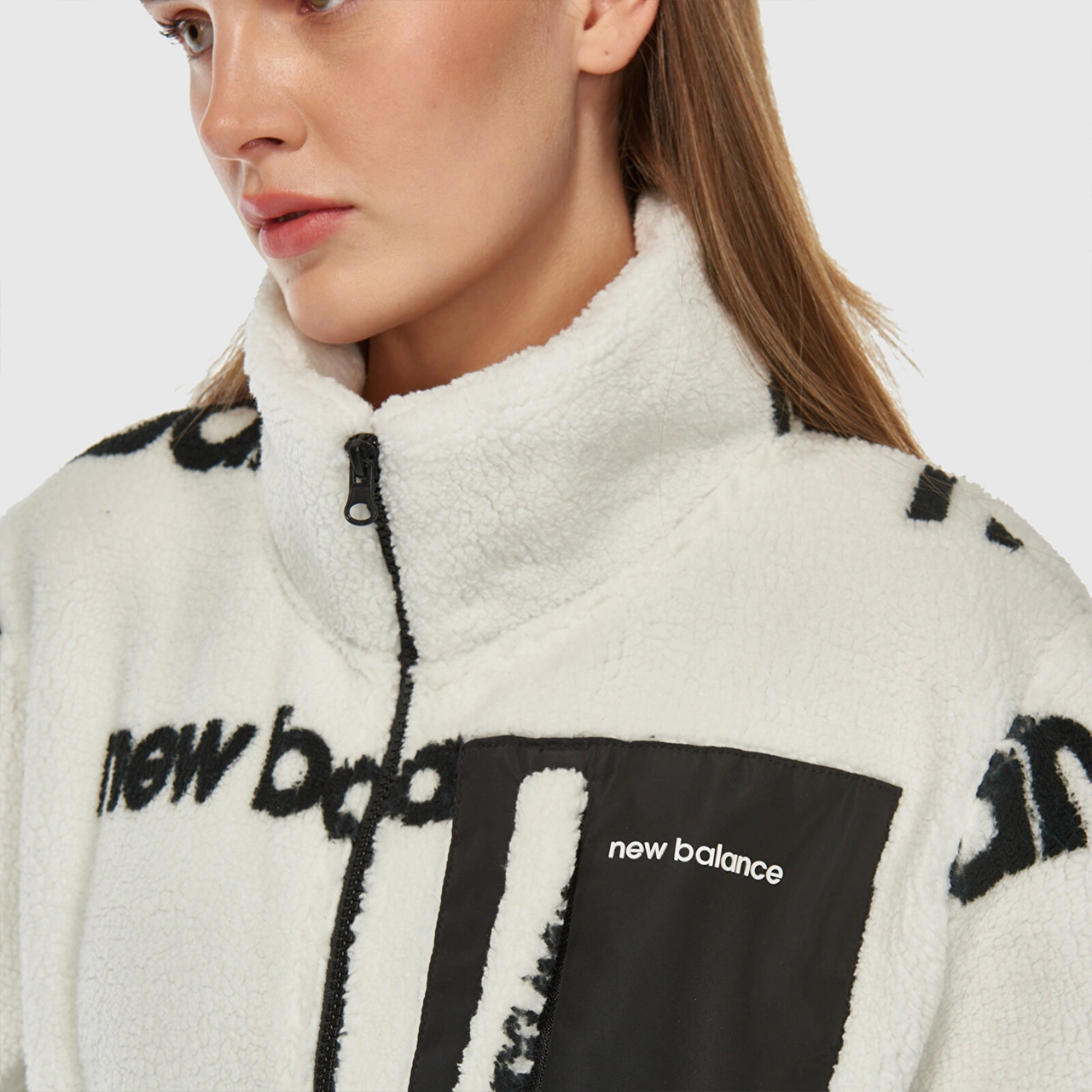 New Balance Nb Lifestyle Kadın Beyaz Sweatshirt Unc3358-wt Beyaz