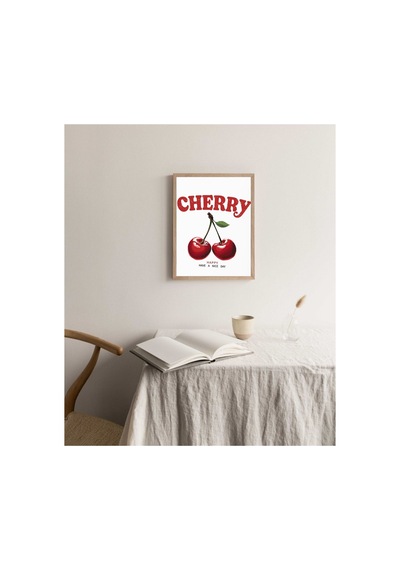 Poster Ahşap Çerçeveli Dekoratif Tablo Çok Renkli - 868792730 Çok Renkli