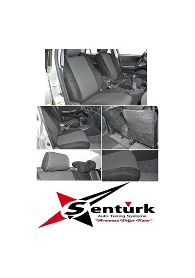 Hyundai Accent Admire Siyah Renk Araca Özel Oto Koltuk Kılıfı