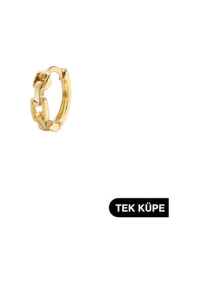 Goldkupe 14 Ayar Tek Halka Altın Küpe 0,55 Gr-6320