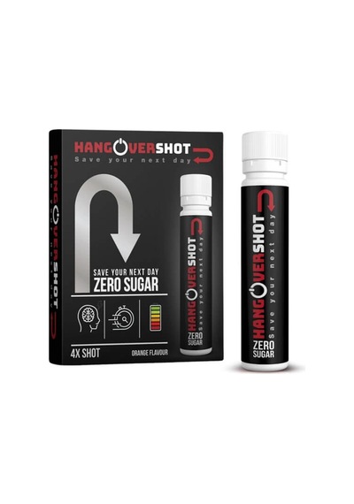 Hangovershot Zero Sugar Save Your Next Day 4 Shot 25 Ml.
