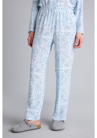 Defacto Desenli Pijama Takımı Üst Alt F9824AX26SP