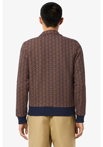 Lacoste Men's Regular Fit Zip Up Monogram Sweatshirt Erkek Tam Fermuarlı Logolu Sweatshirt Kahverengi Lacoste Men's Regular Fit Zip Up Monogram Sweatshirt Erkek Tam Fermuarlı Logolu Sweatshirt Kahverengi