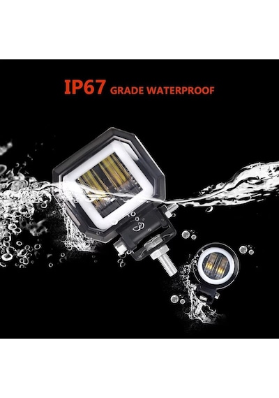 Sis Lambası Off Road 20W Projektör Angellı Delici Yayıcı 1 Adet
