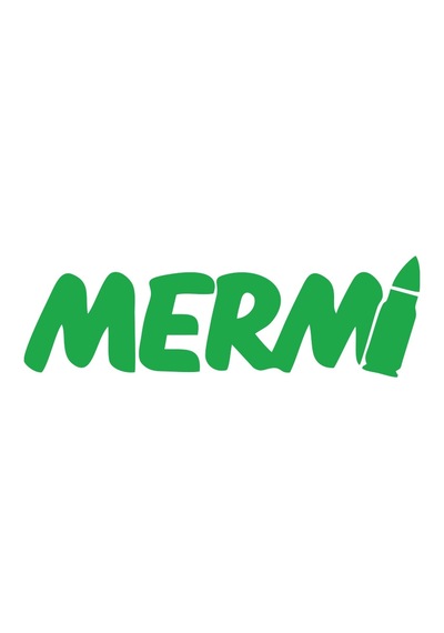Mermi Araba Sticker 17x17 Cm Yeşil