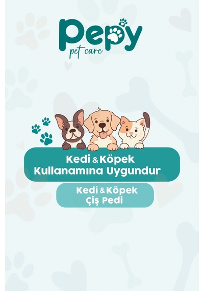 Pepy Çiş Pedi Yatak Koruyucu 60x90cm 1 Paket 30 Adet + Evcil Hayvan Temizleme Mendili 1 Paket 50 Adet