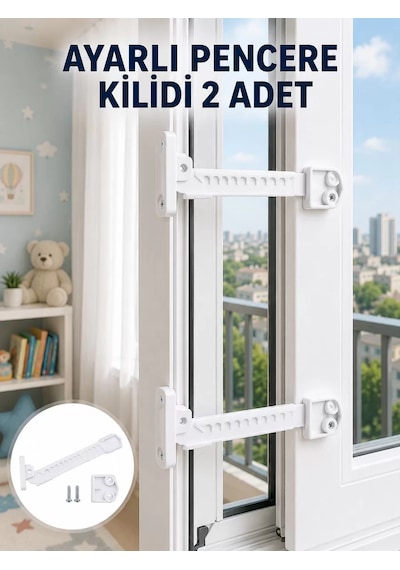 Northcity İçe Açılan Pencereler İçin Güvenlik Ve Sınırlayıcı Aparat Yeni Nesil