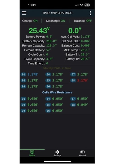 Prismacell Lifepo4 Tekerlekli Sandalye Aküsü Engelli Araba Aküsü 25.6 Volt 105 Ah