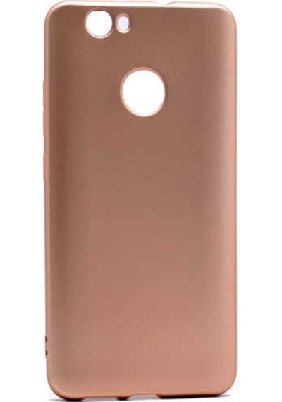 Huawei Nova Kılıf Zore Premier Silikon Kapak Gold