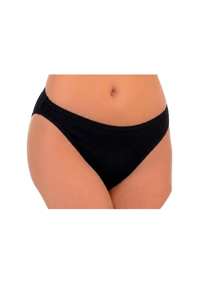 3 Adet İmer Kadın Modal Bikini Slip Külot 125 Siyah