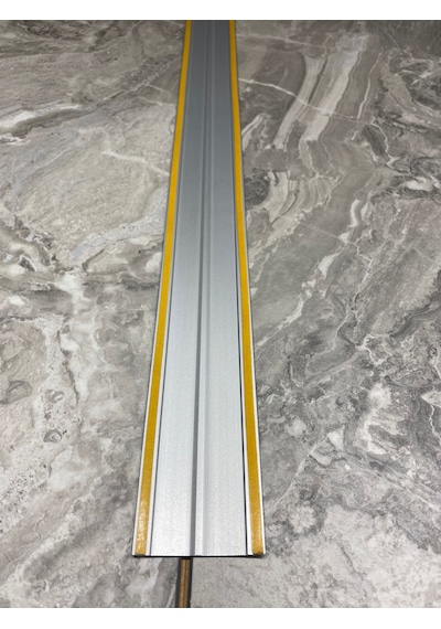Alüminyum 6 Cm Kapı Eşik Profili Parke Kapı Altı Çıtası Yapışkanl
